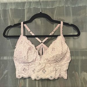 Women’s light purple bralette. Size L